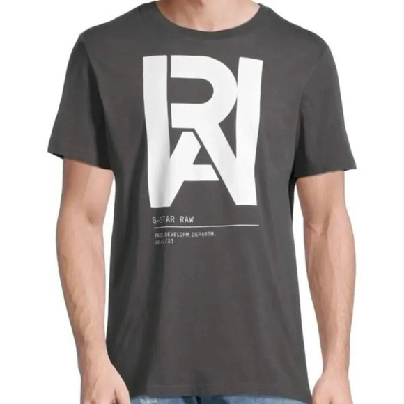 G-Star Raw Raven Gray Graphic T-shirt Men’s M - Picture 1 of 7
